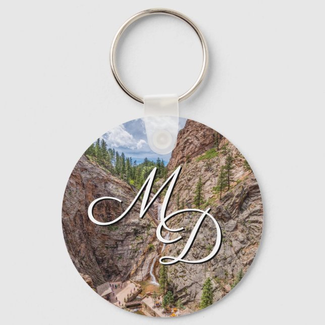 Seven Falls Colorado Key Chain (Front)
