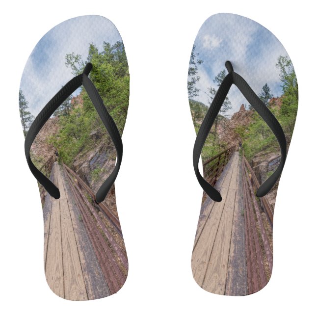 Seven Falls Walkway Bridge Flip Flops (Footbed)
