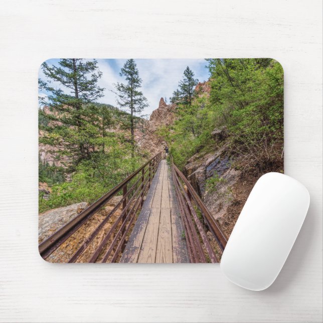 Seven Falls Walkway Bridge Mouse Pad (With Mouse)