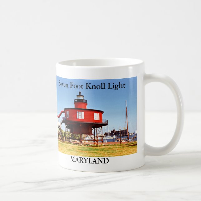 Seven Foot Knoll Light, Maryland Mug (Right)