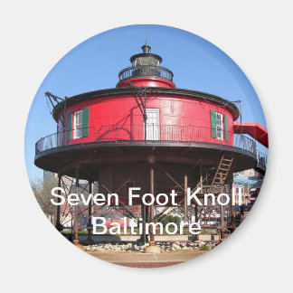 Seven Foot Knoll Lighthouse Magnet