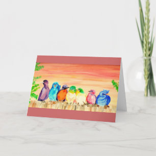 Seven Friends Geeting Card