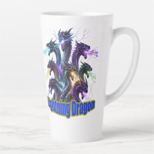 Seven-Headed Lightning Dragon Latte Mug