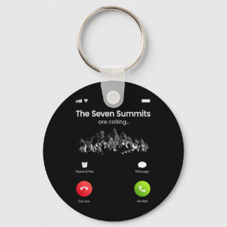 Seven Highest Summits Are Calling Funny Climbing H Key Ring