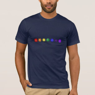 Seven Horizontal Chakras T-Shirt