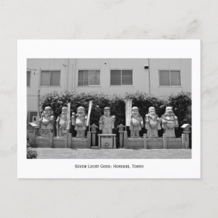 Seven Lucky Gods: Horikiri, Tokyo Postcard