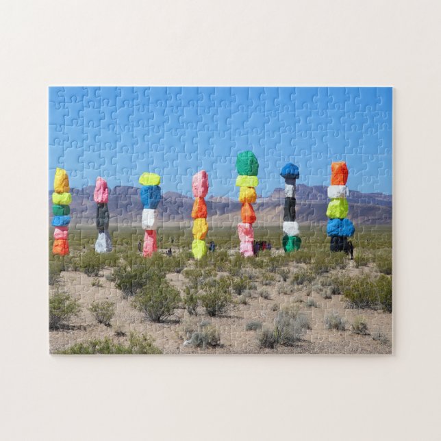 Seven Magic Mountains Nevada. Jigsaw Puzzle (Horizontal)