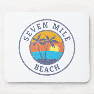 Seven Mile Beach, Grand Cayman Faded Classic Style Mouse Pad