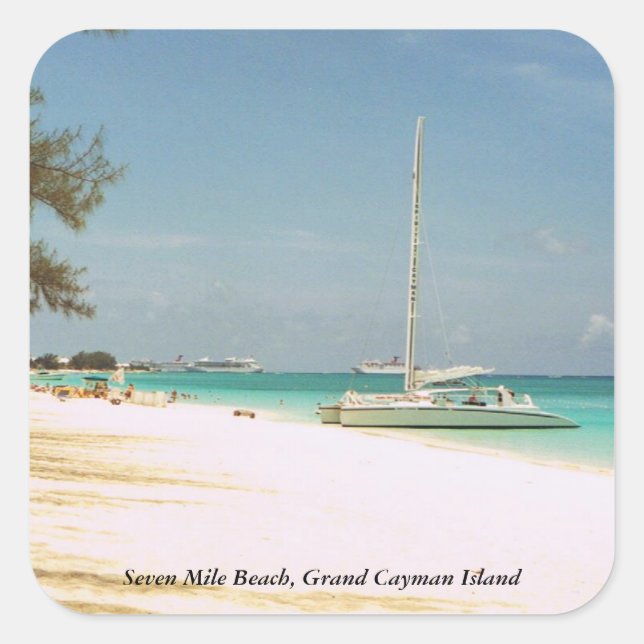 Seven Mile Beach Stickers (Front)
