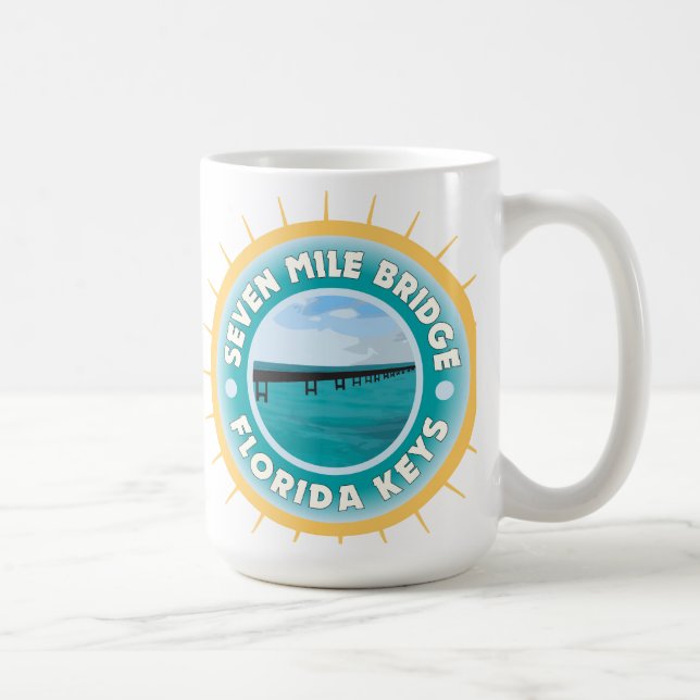 Seven Mile Bridge Florida Keys Coffee Mug (Right)