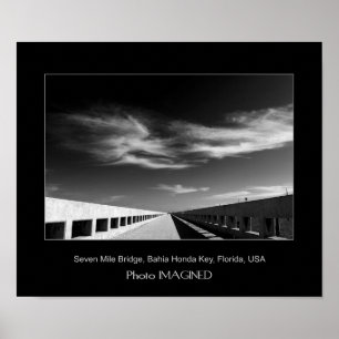 Seven Mile Bridge, Florida Keys, USA Poster