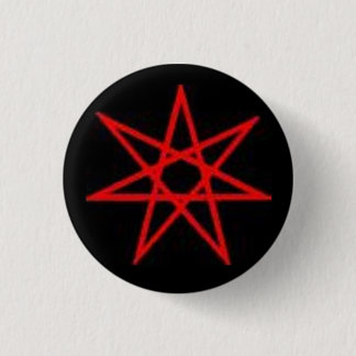 Seven Pointed Star - Otherkin 3 Cm Round Badge