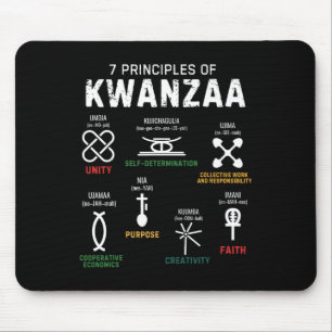 Seven Principles Of Kwanzaa Happy Kwanzaa 1 Mouse Pad