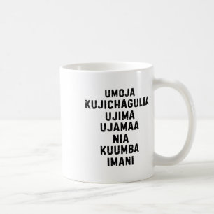 Seven Principles Of Kwanzaa Happy Kwanzaa 5 Coffee Mug