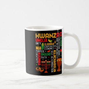 Seven Principles Of Kwanzaa Proud African American Coffee Mug