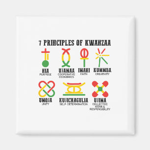 Seven Principles Of Kwanzaa Proud African American Magnet