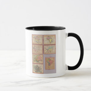 Seven Puzzle Maps of the World Mug