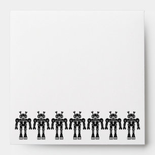 Seven Robots (Square) (Speckled) Envelopes