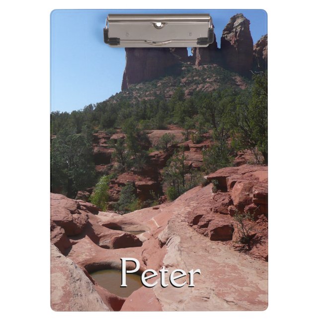 Seven Sacred Pools in Sedona Arizona Clipboard (Front)