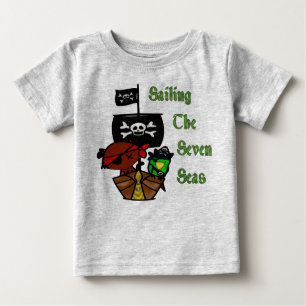 Seven Seas Pirate Baby T-Shirt