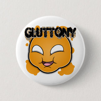 Seven Sins Faces - Gluttony 6 Cm Round Badge