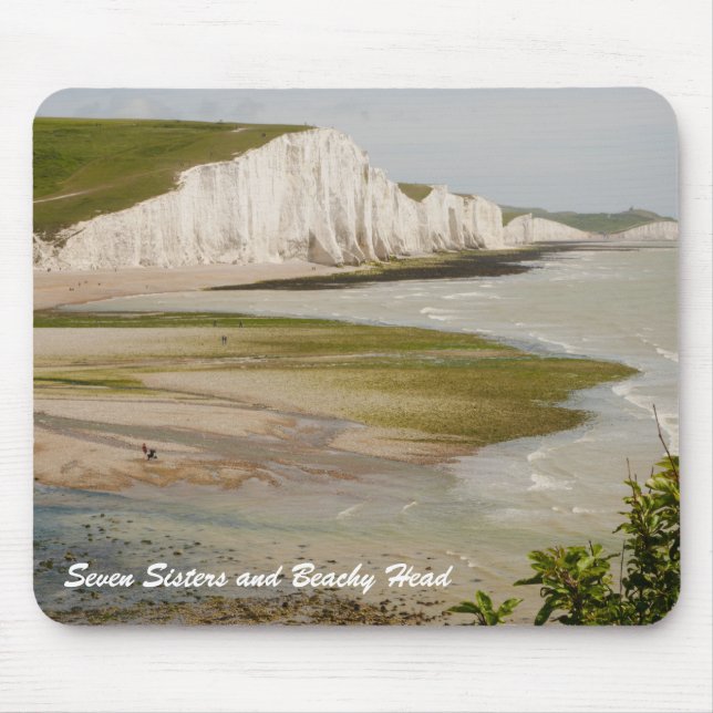 Seven Sisters and Beachy Head Mousepad (Front)