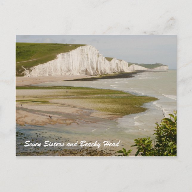 Seven Sisters and Beachy Head Postcard (Front)