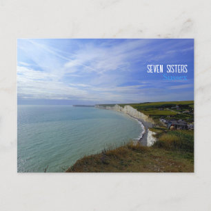 Seven Sisters, Sussex, UK Postcard
