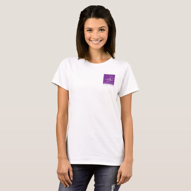 Seven Sisters Together Basic T w/college names T-Shirt (Front Full)