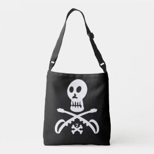 SEVEN SKULL BY MASANSER PIXELAT CROSSBODY BAG