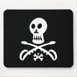 SEVEN SKULL BY MASANSER PIXELAT MOUSE PAD
