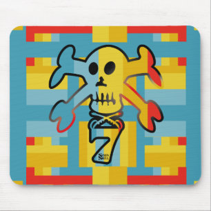 SEVEN SKULL BY MASANSER PIXELAT MOUSE PAD