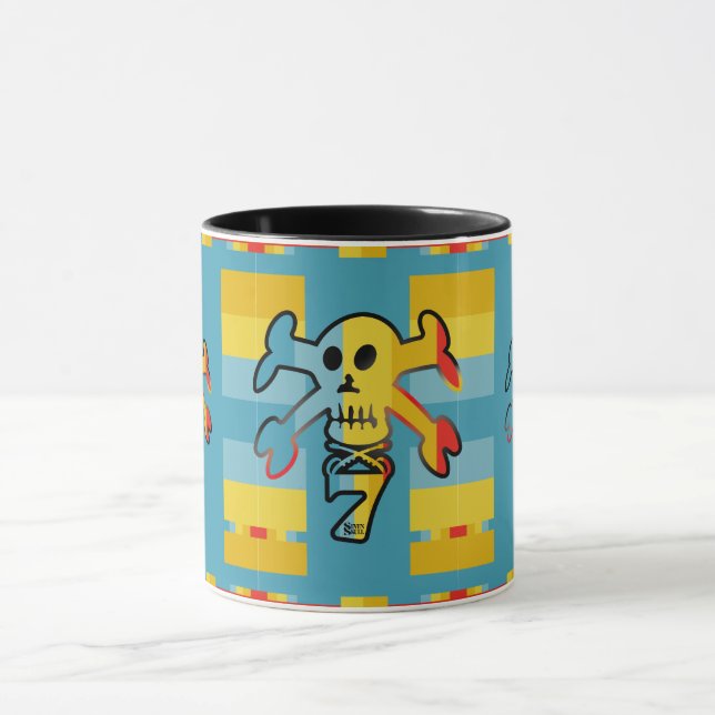 SEVEN SKULL BY MASANSER PIXELAT MUG (Center)