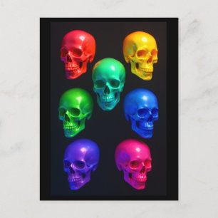 Seven Skulls Holiday Postcard