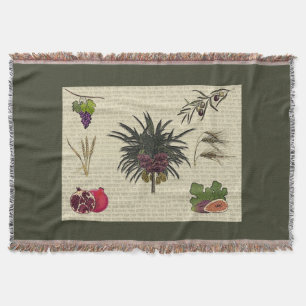 Seven Species Throw Blanket