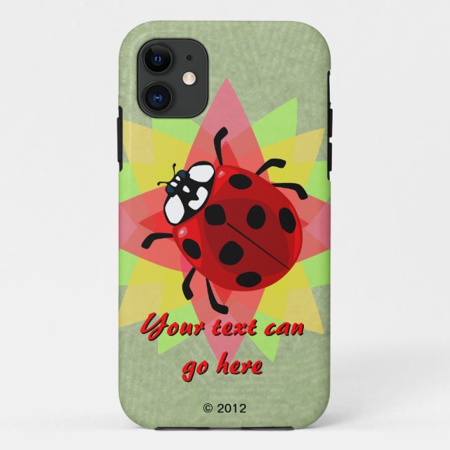 Seven-Spotted Ladybug Case-Mate iPhone Case (Back)