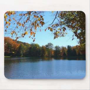 Seven Springs Fall Trees and Pond Mouse Pad