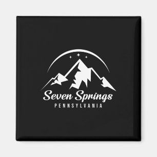 Seven Springs Pennsylvania Ski Resort Skiing Snowb Magnet