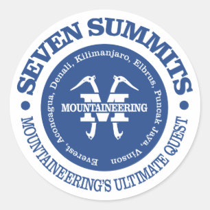 Seven Summits Classic Round Sticker