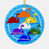 Seven Swans a Swimming - Custom year