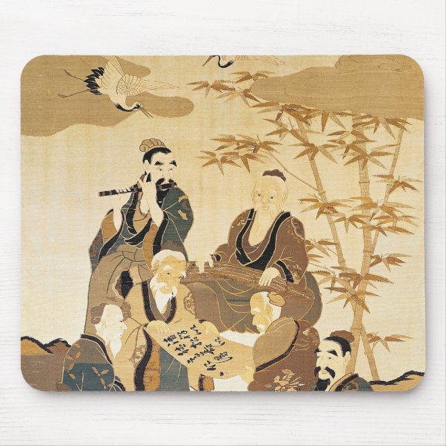 Seven wise men in the bamboo forest mouse pad (Front)