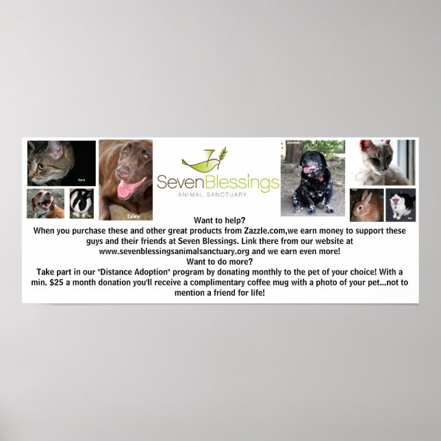 sevenblessings.org poster (Front)