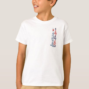 Seventeen 76 Land of the Free Patriotic Fourth of  T-Shirt