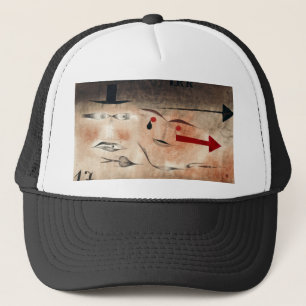 Seventeen, crazy (1923) by paul klee trucker hat