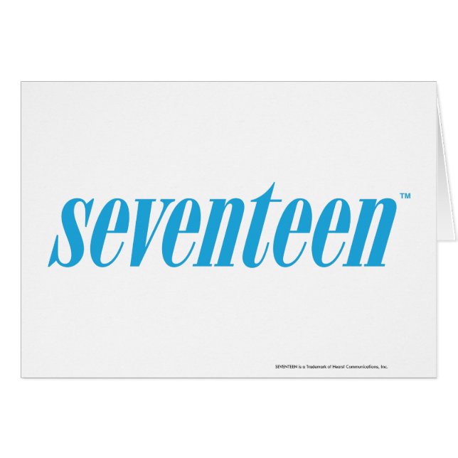 Seventeen Logo-Aqua (Front Horizontal)