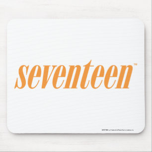 Seventeen Logo-Orange Mouse Pad