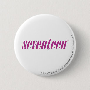 Seventeen  Logo-Purple 6 Cm Round Badge