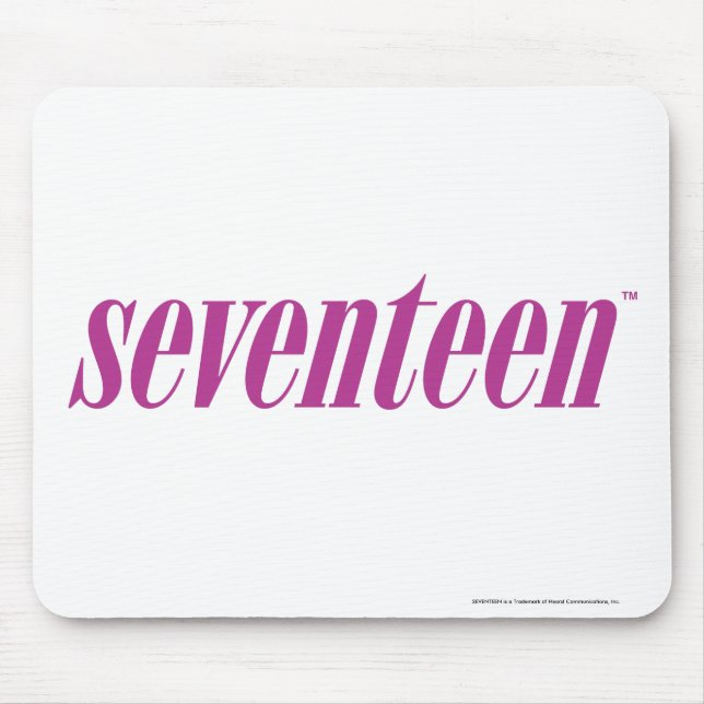 Seventeen  Logo-Purple Mouse Pad (Front)