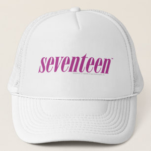 Seventeen  Logo-Purple Trucker Hat