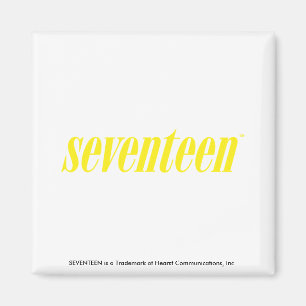 Seventeen Logo-Yellow Magnet